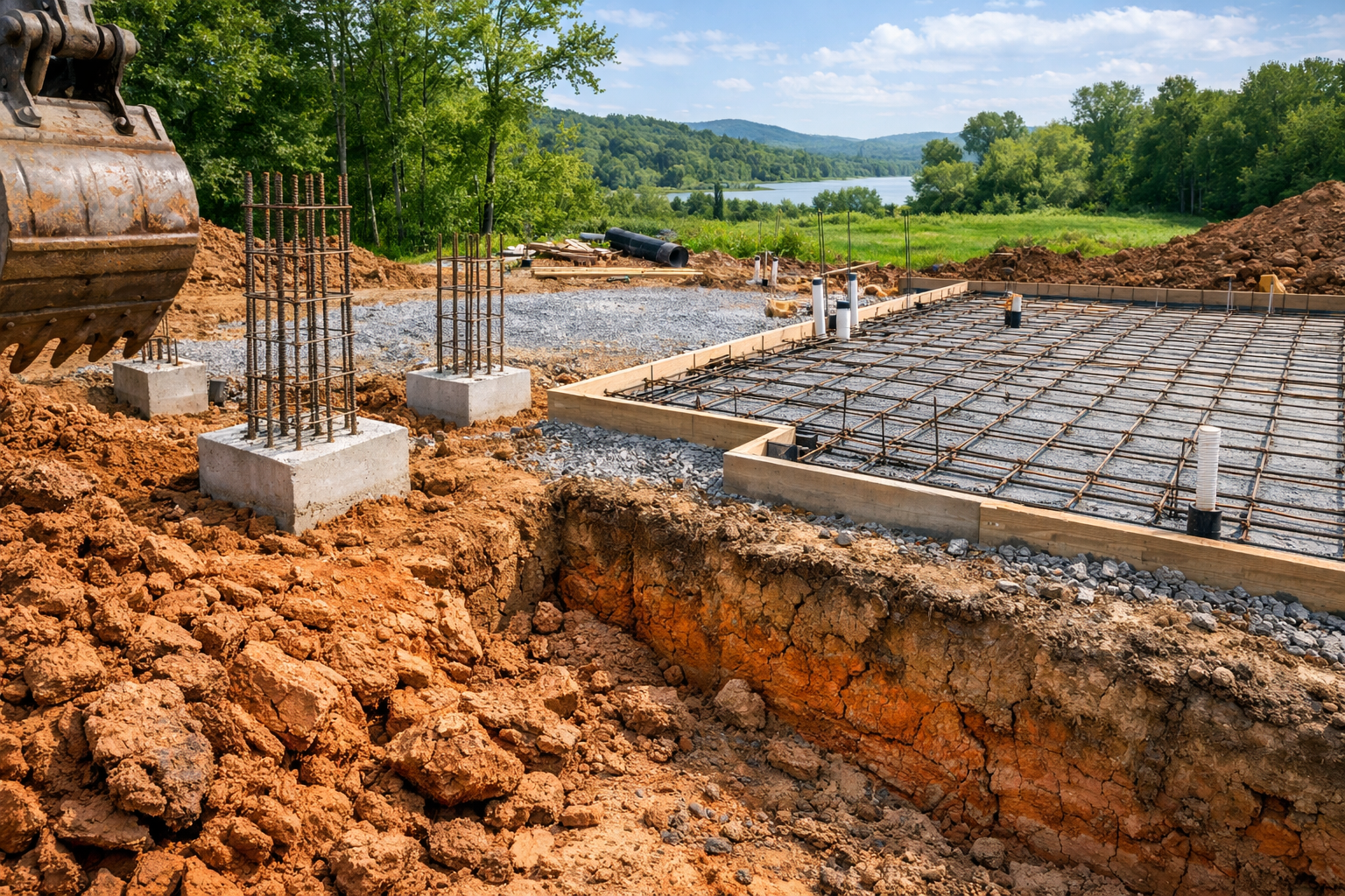 Foundation for Hudson’s Clay Soils