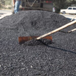 Workers,Arranging,Asphalt.,Road,Construction.,Industry